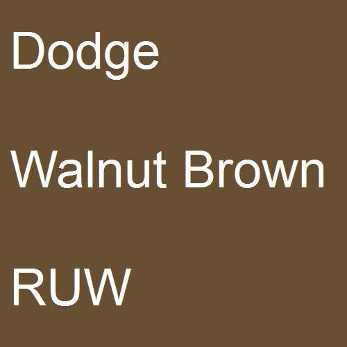 Dodge, Walnut Brown, RUW.